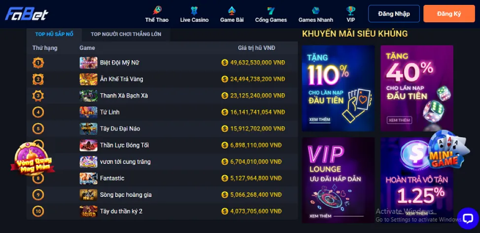 Trò Chơi Nổ Hũ VP88